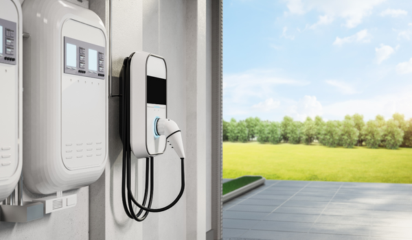 Stație de &icirc;ncărcare pentru mașină electrică instalată la casă