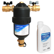 Filtru anti-magnetită Salus MD34S cu robinet ¾”, 500ml lichid inhibitor